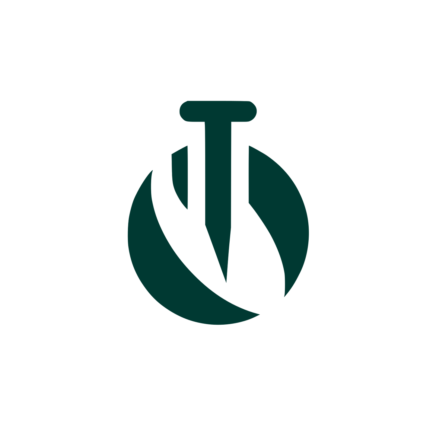 Monogram Circle Logo #003932