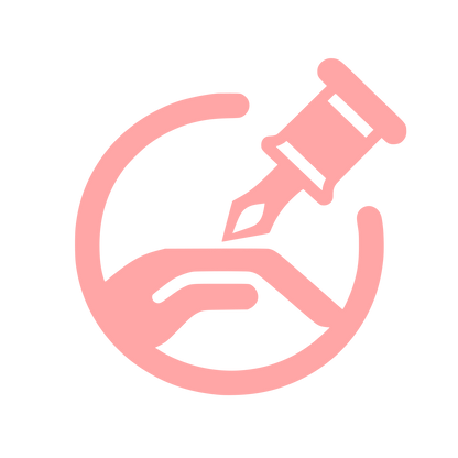 Beauty Hand Logo #ffa6a6