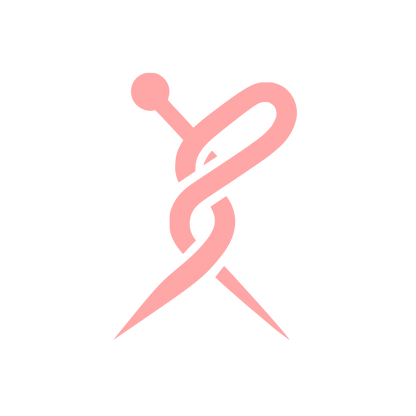 Abstract Needle Logo #ffa6a6