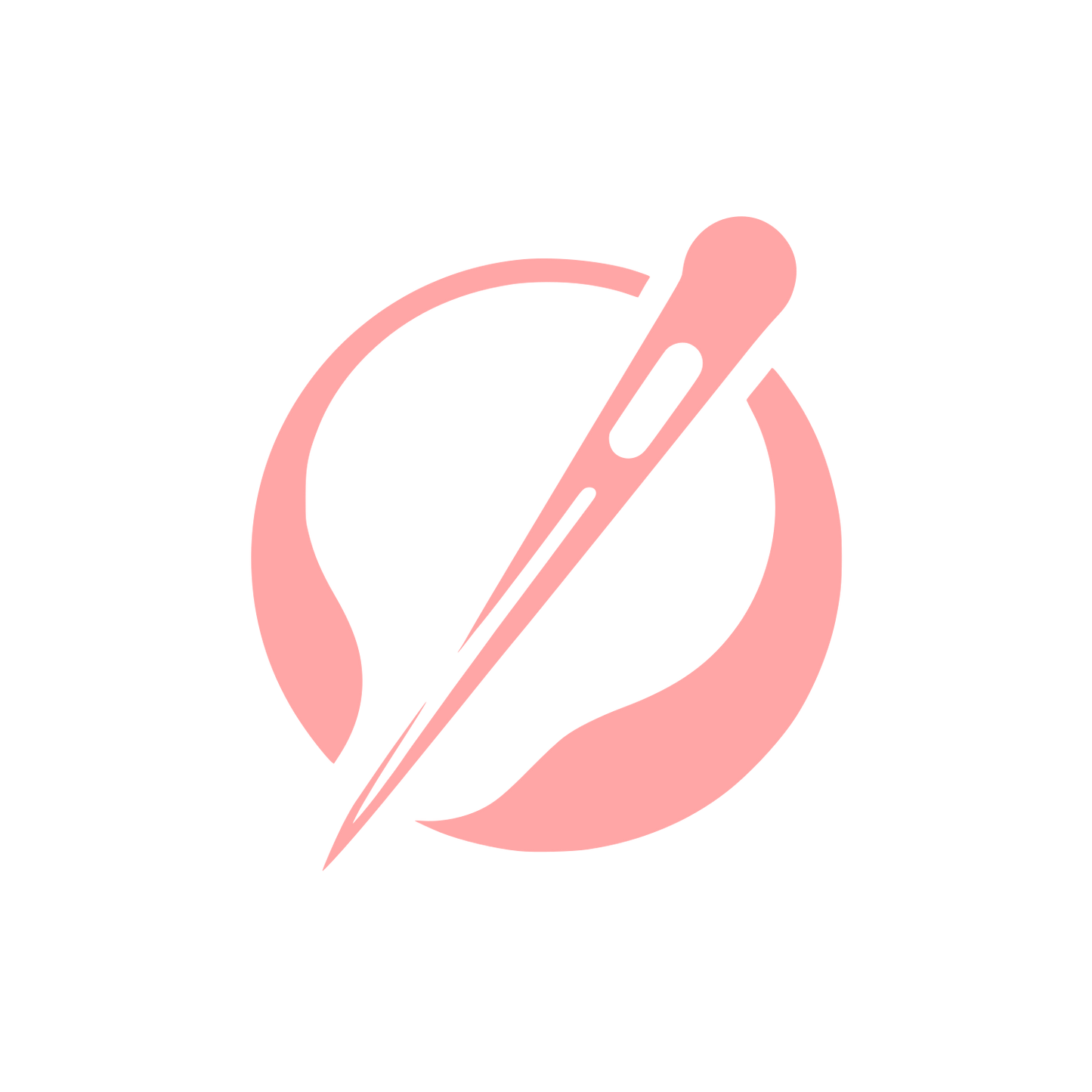 Art Needle Logo #ffa6a6