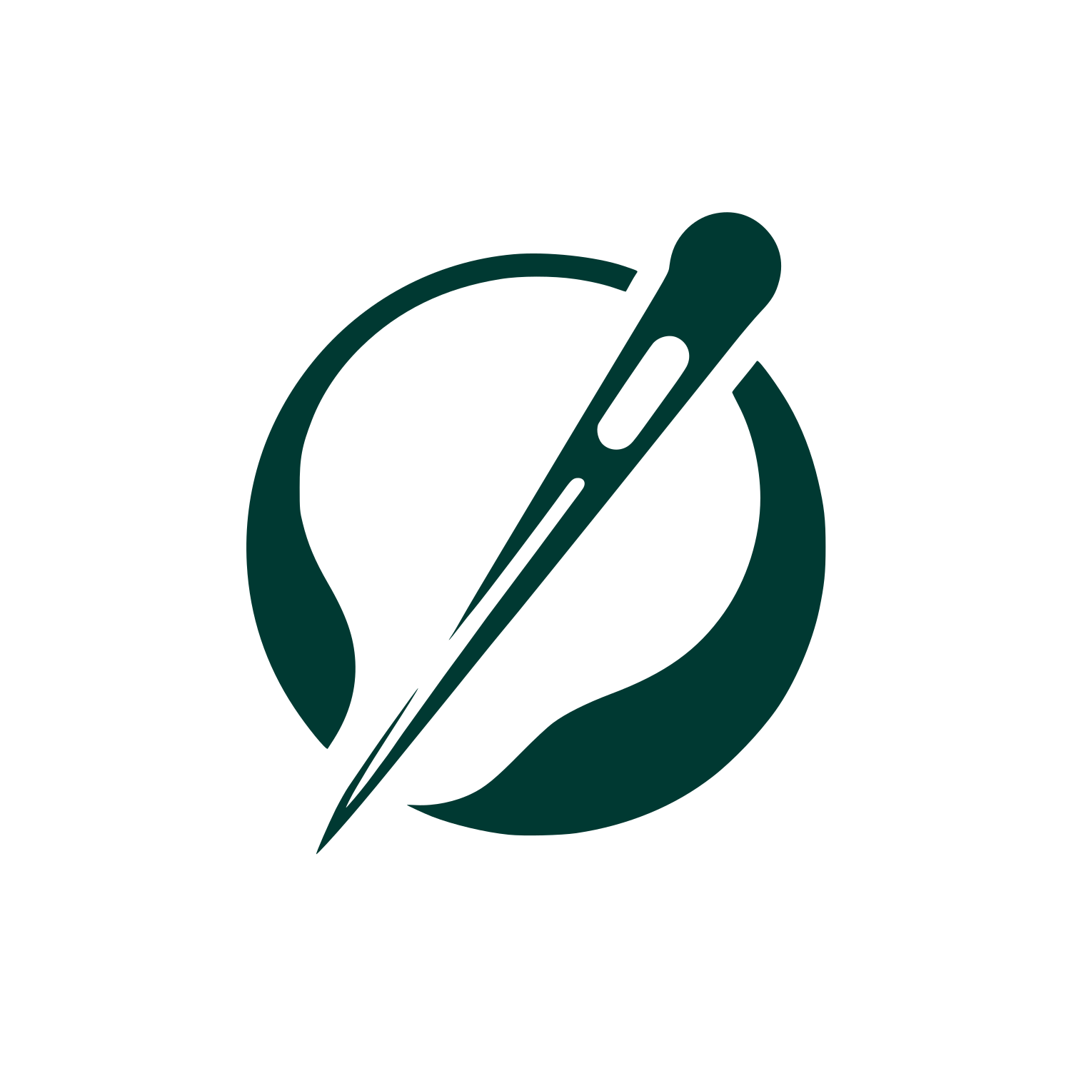 Art Needle Logo #003932
