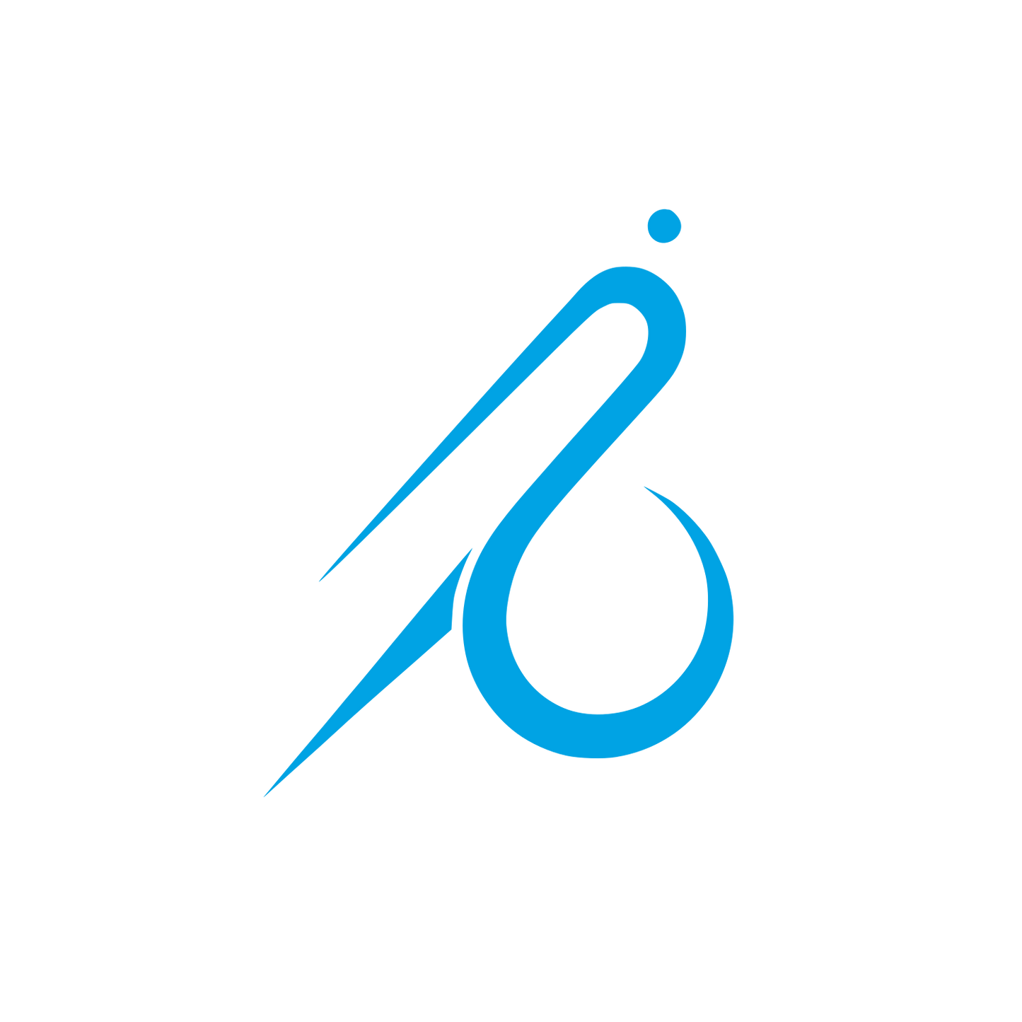 Needle Logo #00a3e4