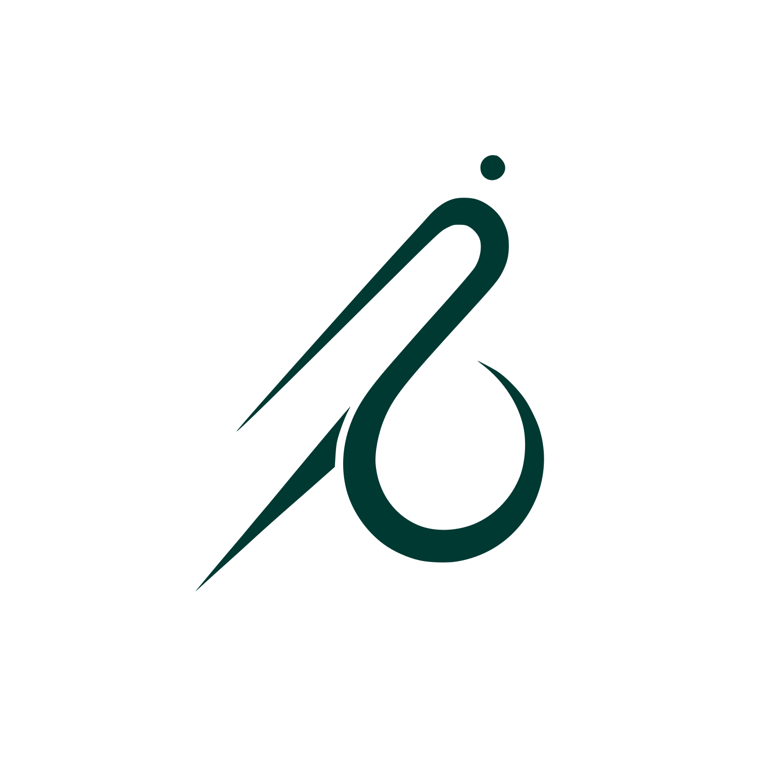 Needle Logo #003932