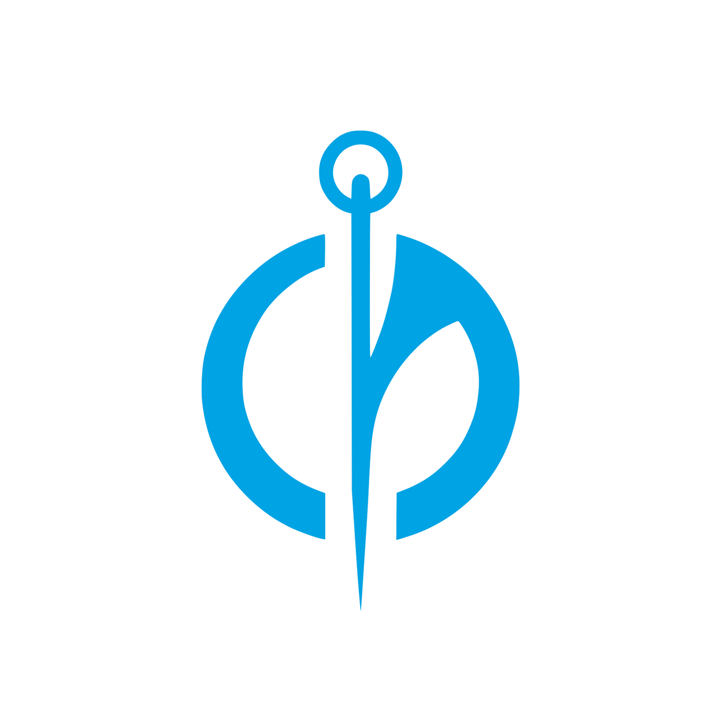 Needle Logo #00a3e4