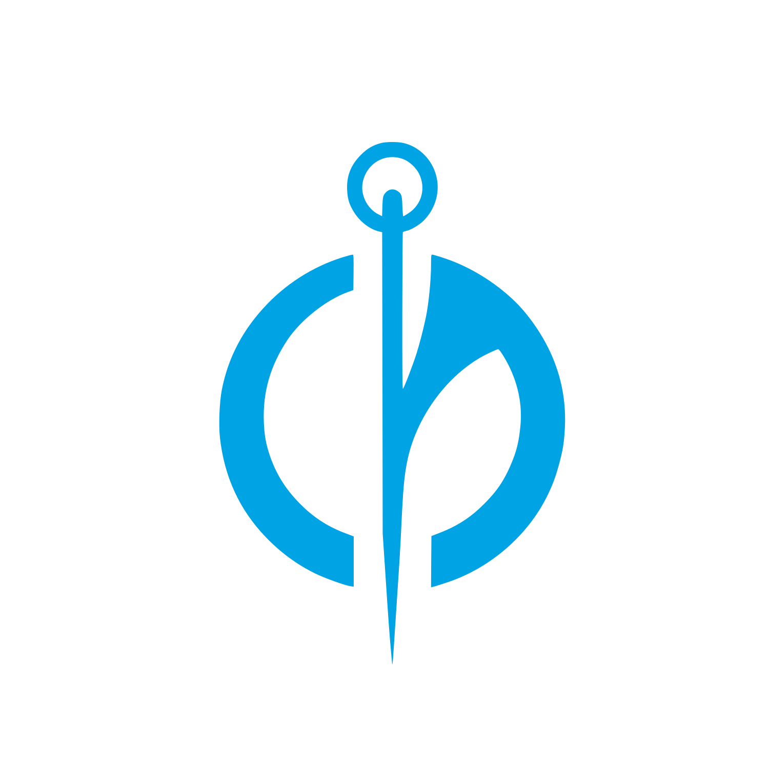 Needle Logo #00a3e4