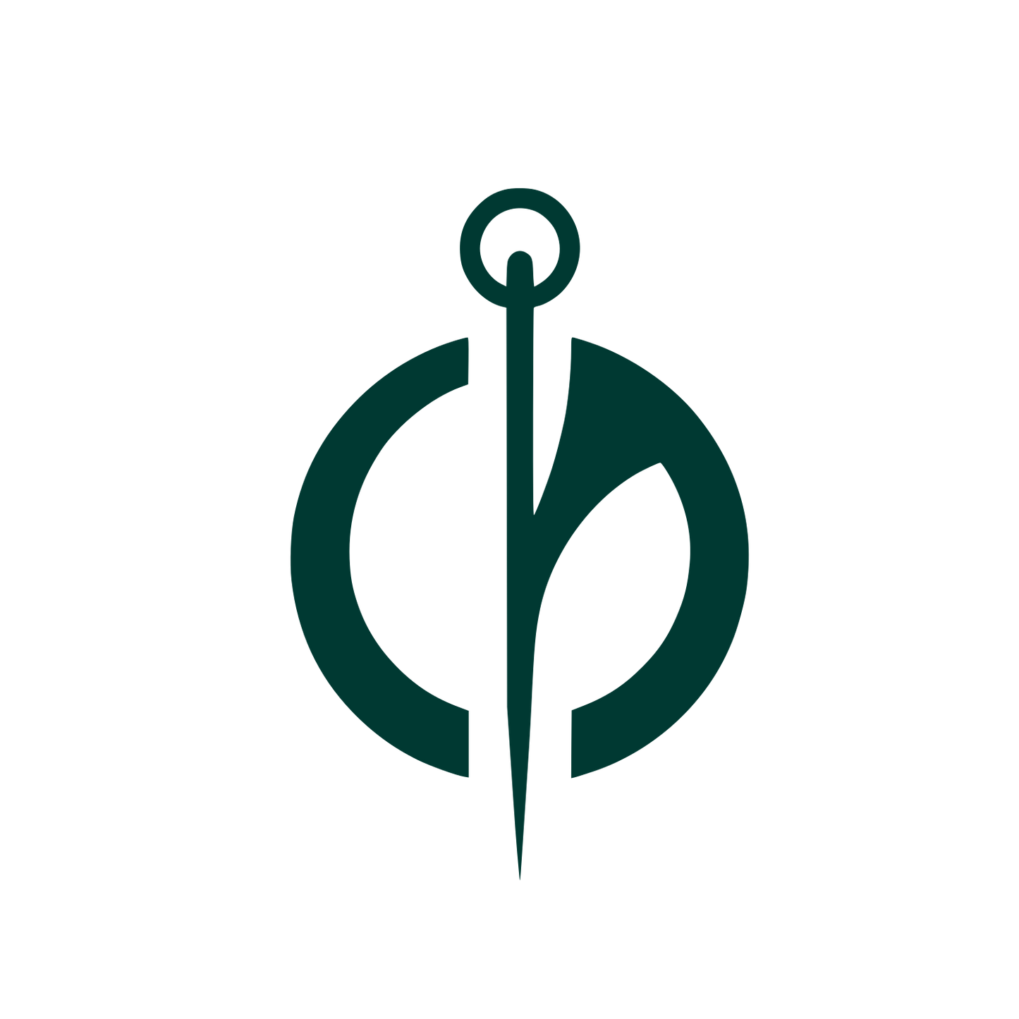 Needle Logo #003932