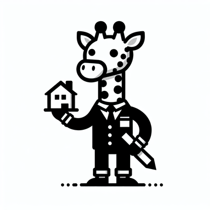 Giraffe in Suit Logo