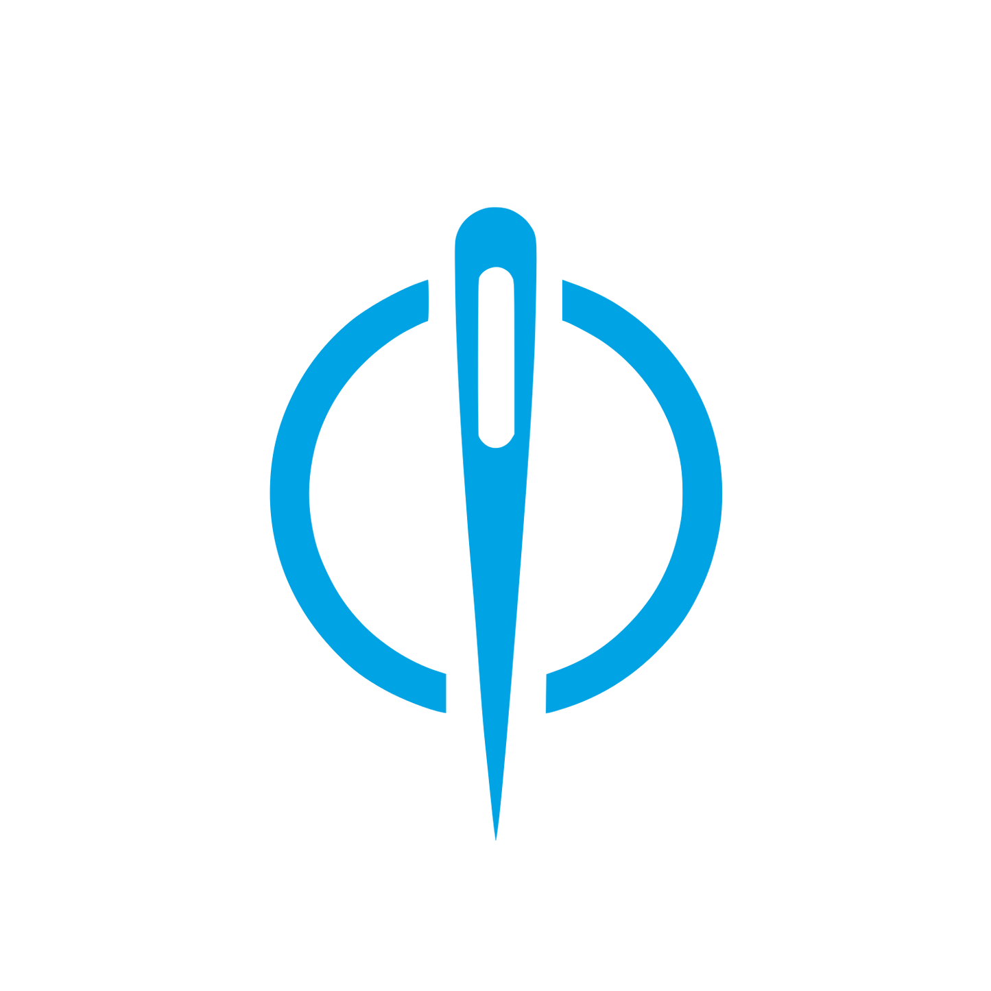 Needle Logo #00a3e4