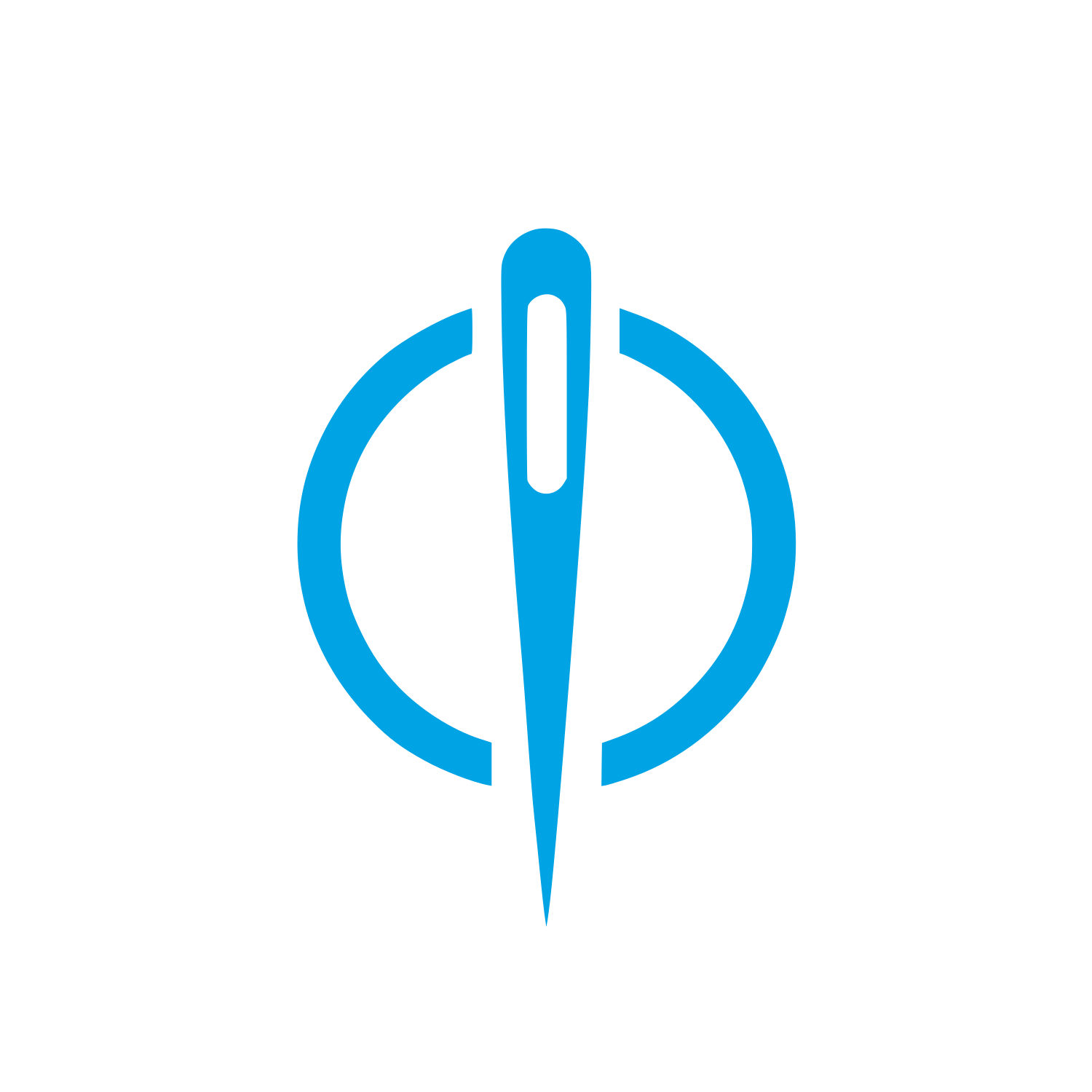 Needle Logo #00a3e4