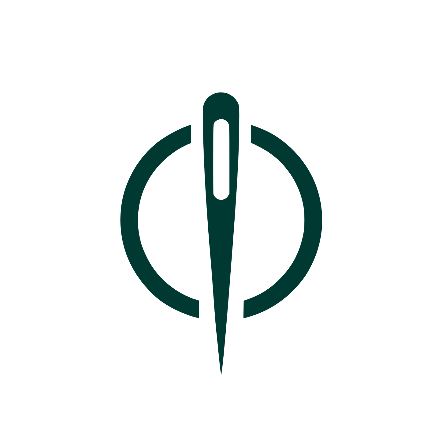 Needle Logo #003932