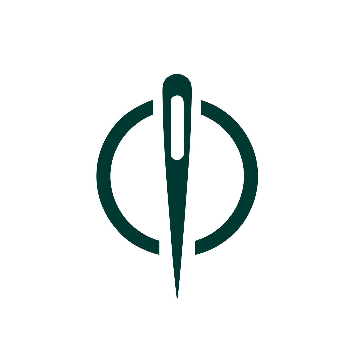 Needle Logo #003932