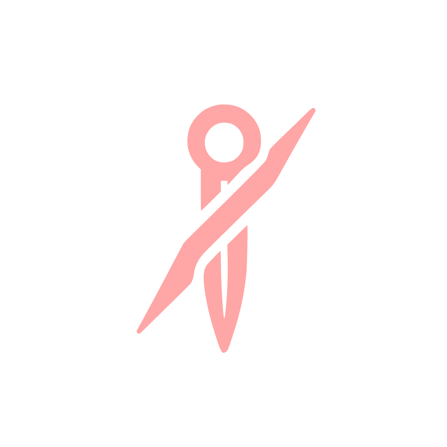 Rocket Logo #ffa6a6