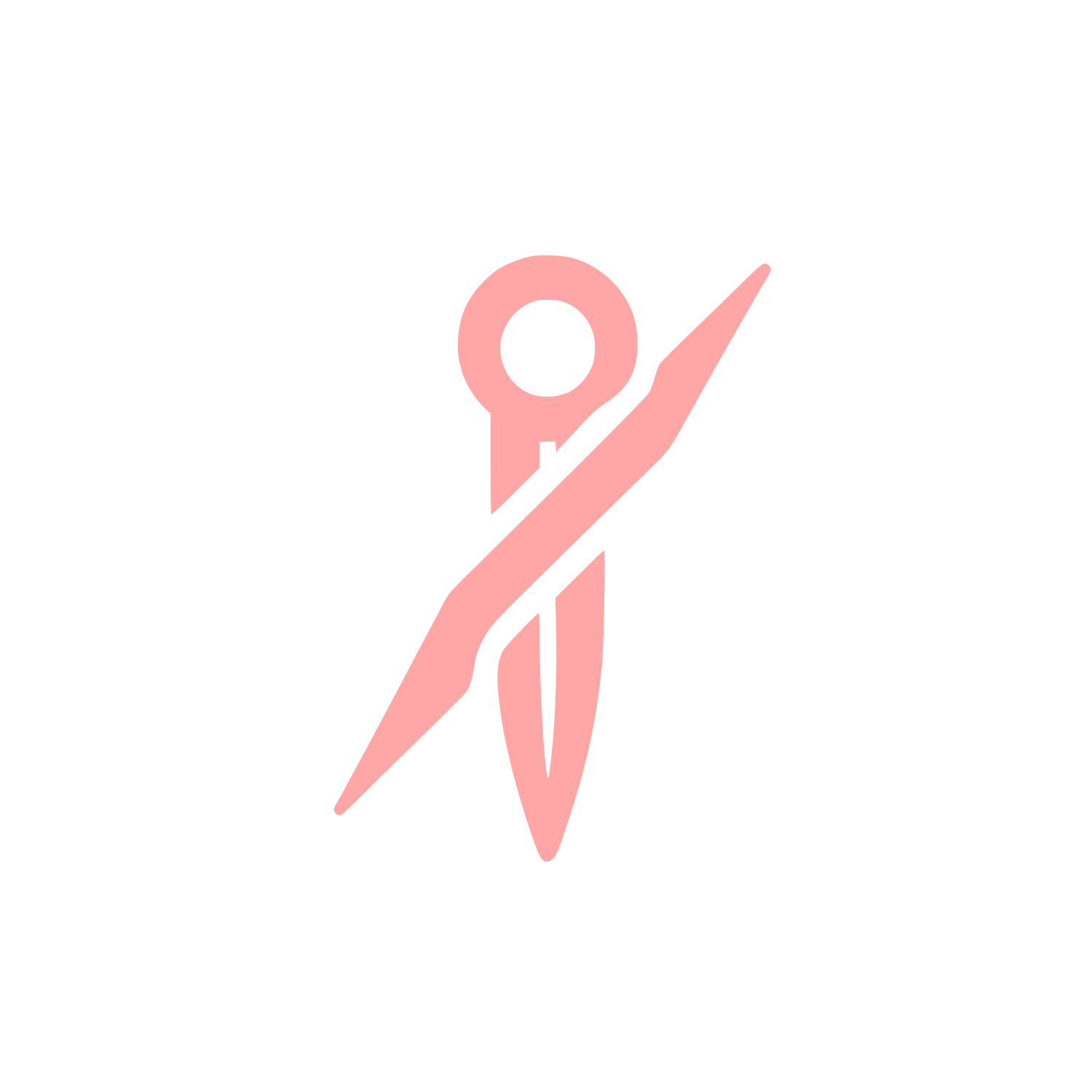 Rocket Logo #ffa6a6