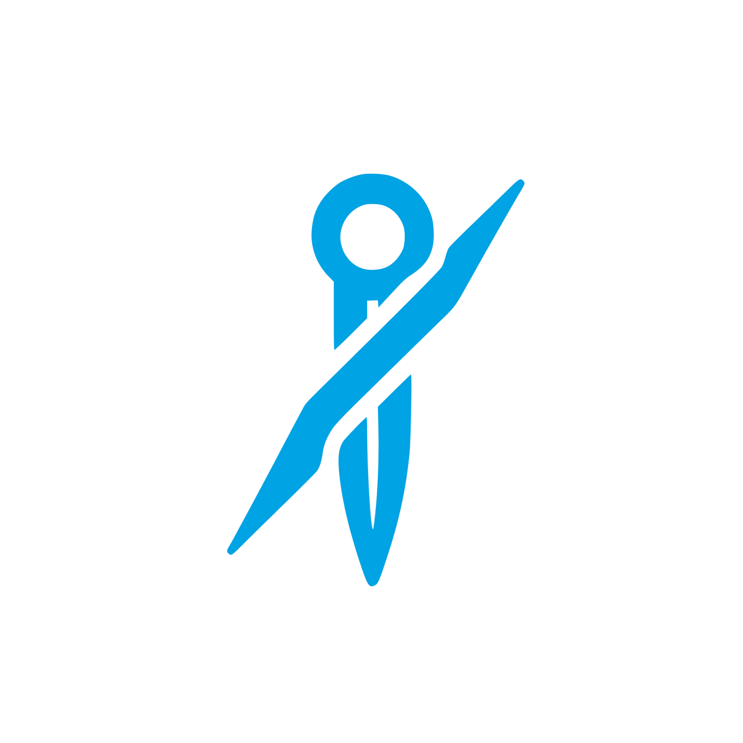 Rocket Logo #00a3e4