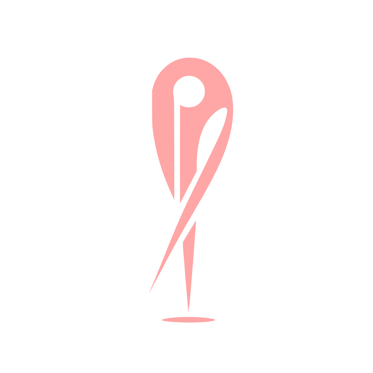 Needle Pin Logo #ffa6a6