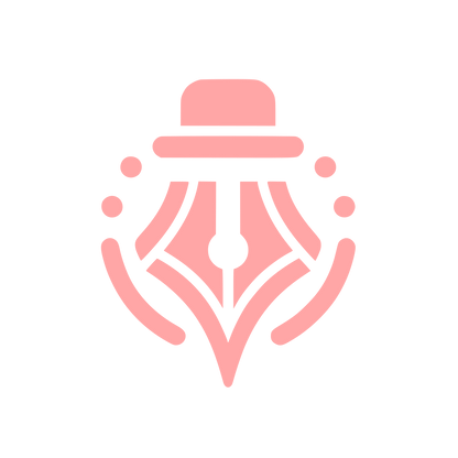 Pen Nib Logo #ffa6a6