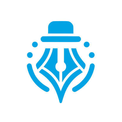 Pen Nib Logo #00a3e4