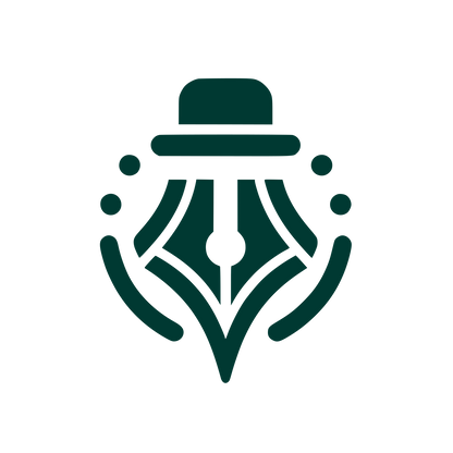 Pen Nib Logo #003932