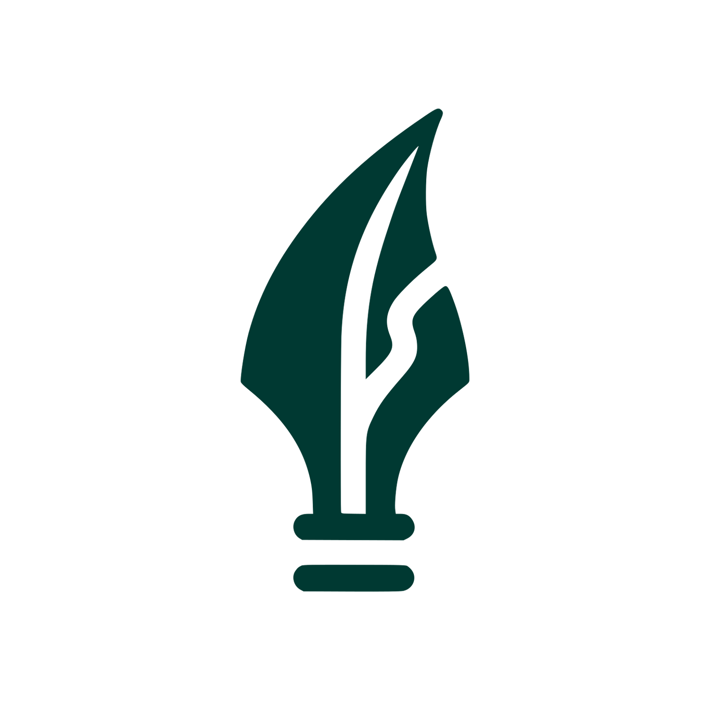 Quill Pen Logo #003932