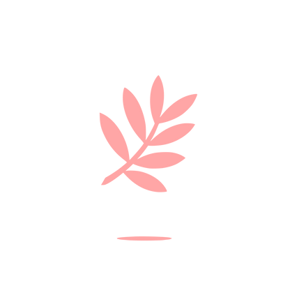 Leaf Branch Logo #ffa6a6