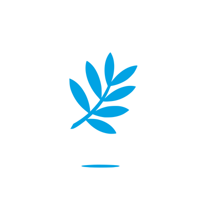 Leaf Branch Logo #00a3e4