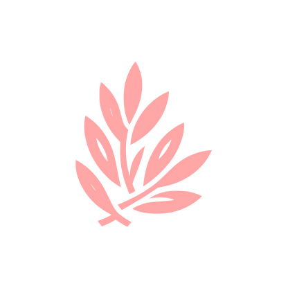 Olive Branch Minimalist Logo #ffa6a6