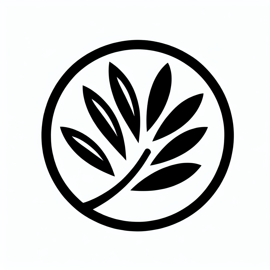 Leaf Emblem Logo