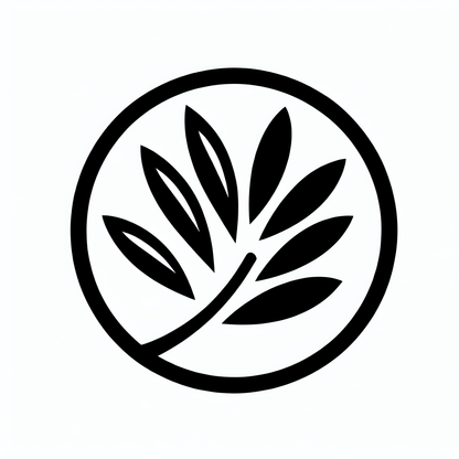 Leaf Emblem Logo