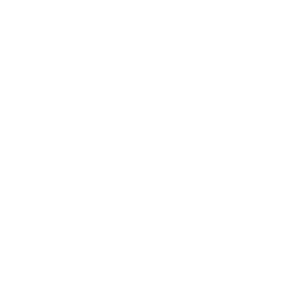 Leaf Emblem Logo #ffffff