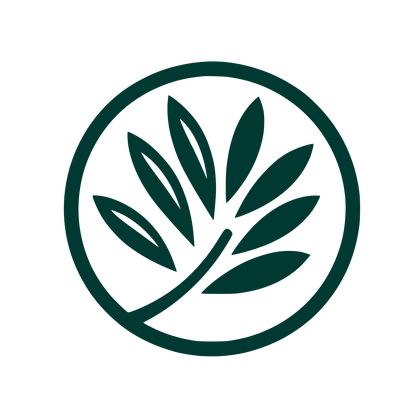 Leaf Emblem Logo #003932