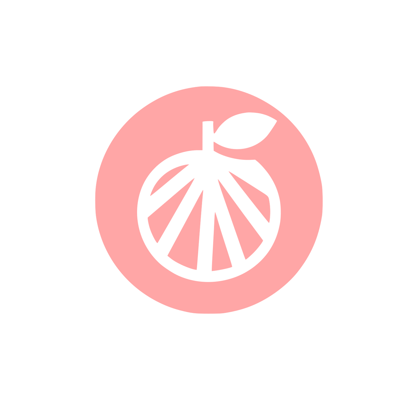 Citrus Fruit Logo #ffa6a6