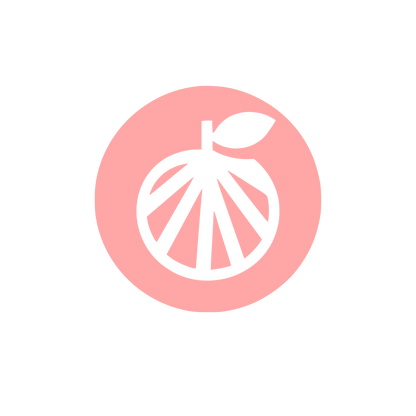 Citrus Fruit Logo #ffa6a6