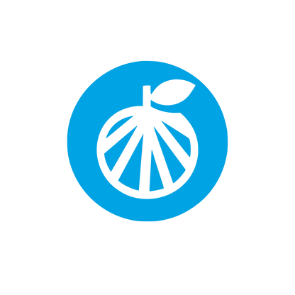 Citrus Fruit Logo #00a3e4