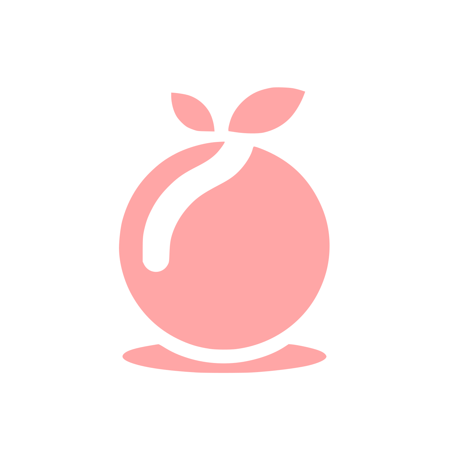 Orange Fruit Logo #ffa6a6