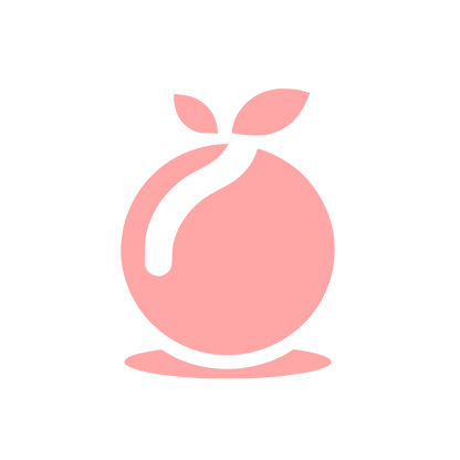Orange Fruit Logo #ffa6a6
