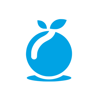 Orange Fruit Logo #00a3e4