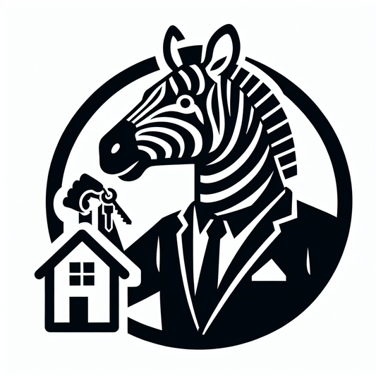 Zebra in Suit Logo