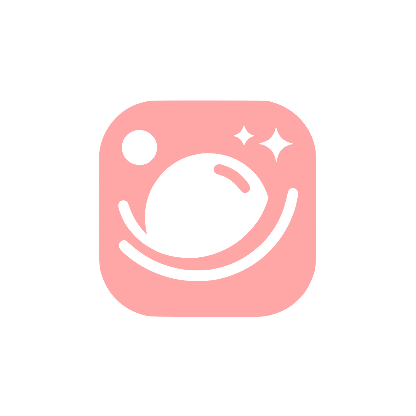 Social Media Logo #ffa6a6