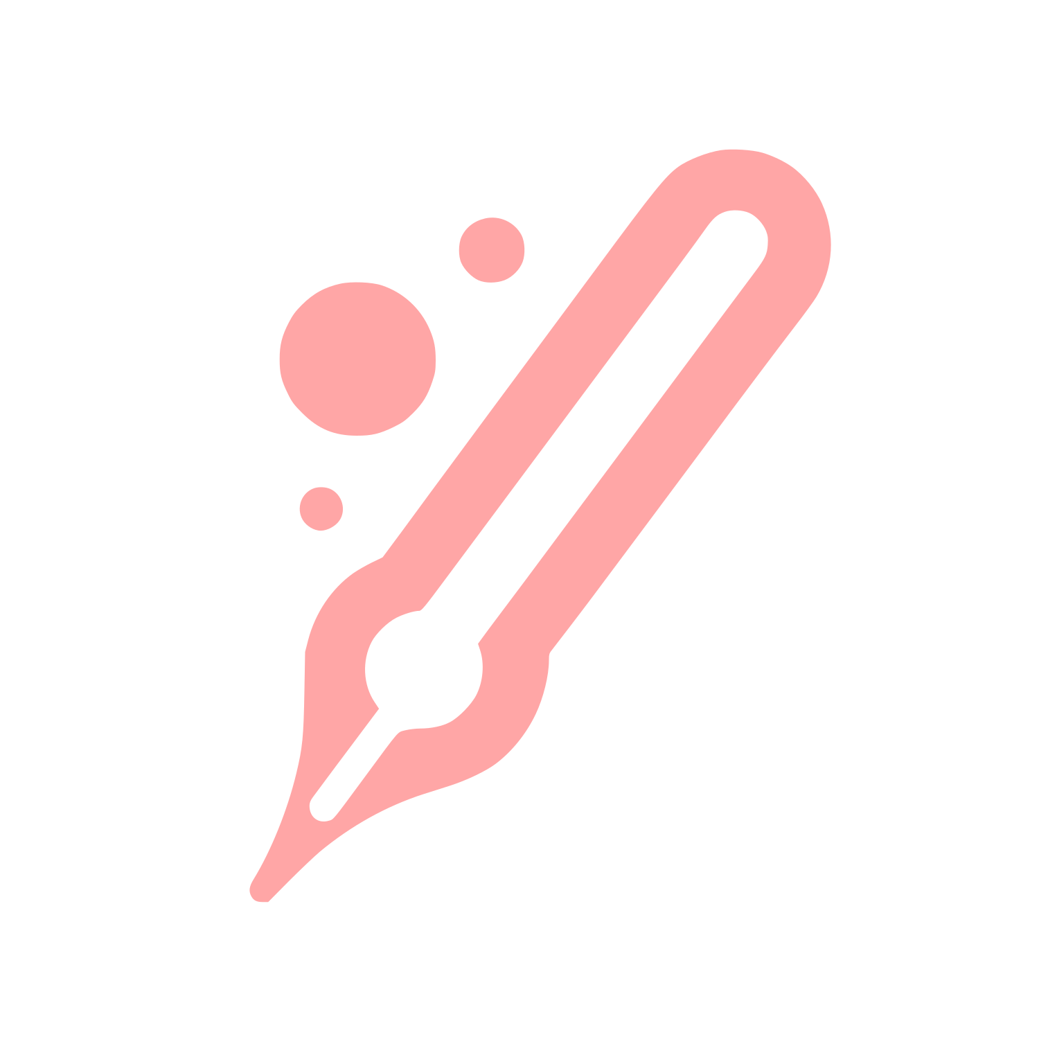 Ink Pen Logo #ffa6a6