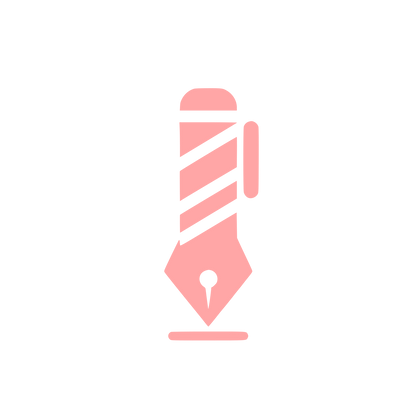 Barber Shop Logo #ffa6a6