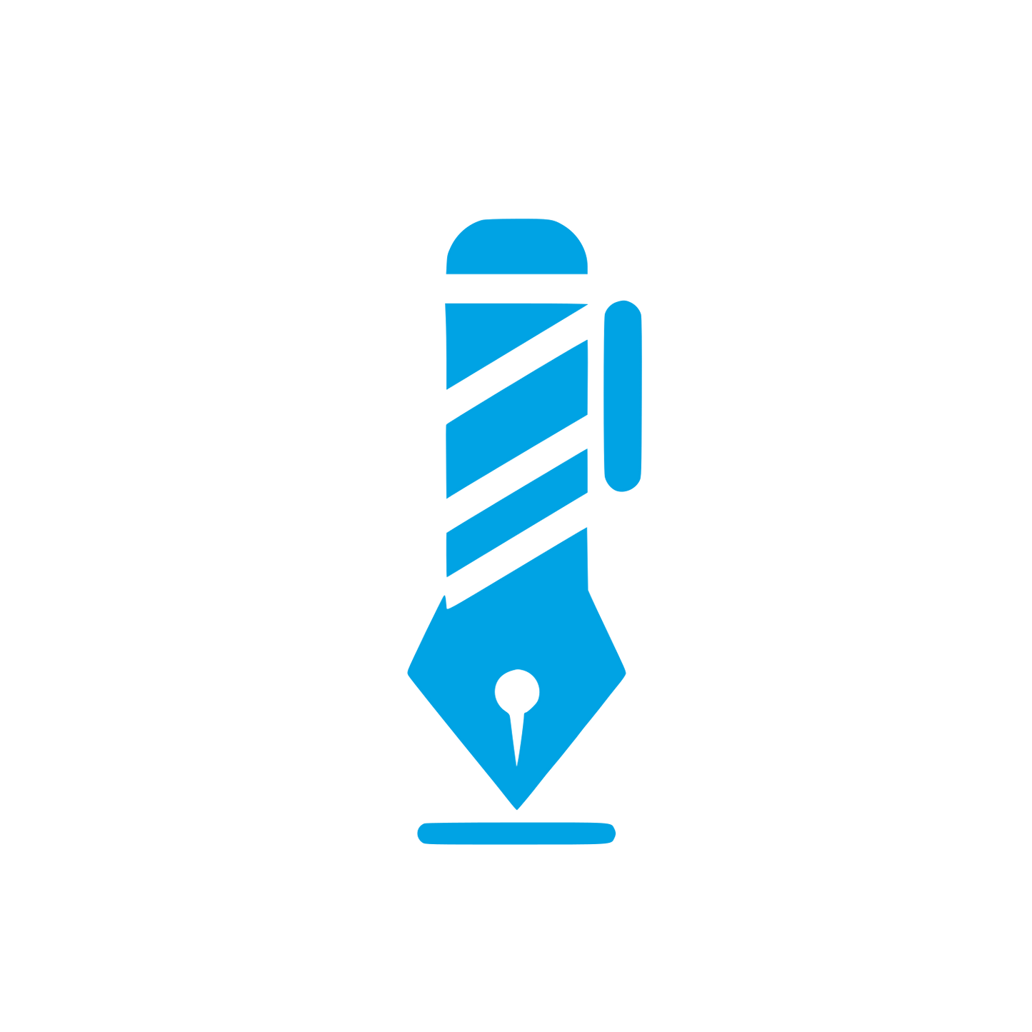 Barber Shop Logo #00a3e4