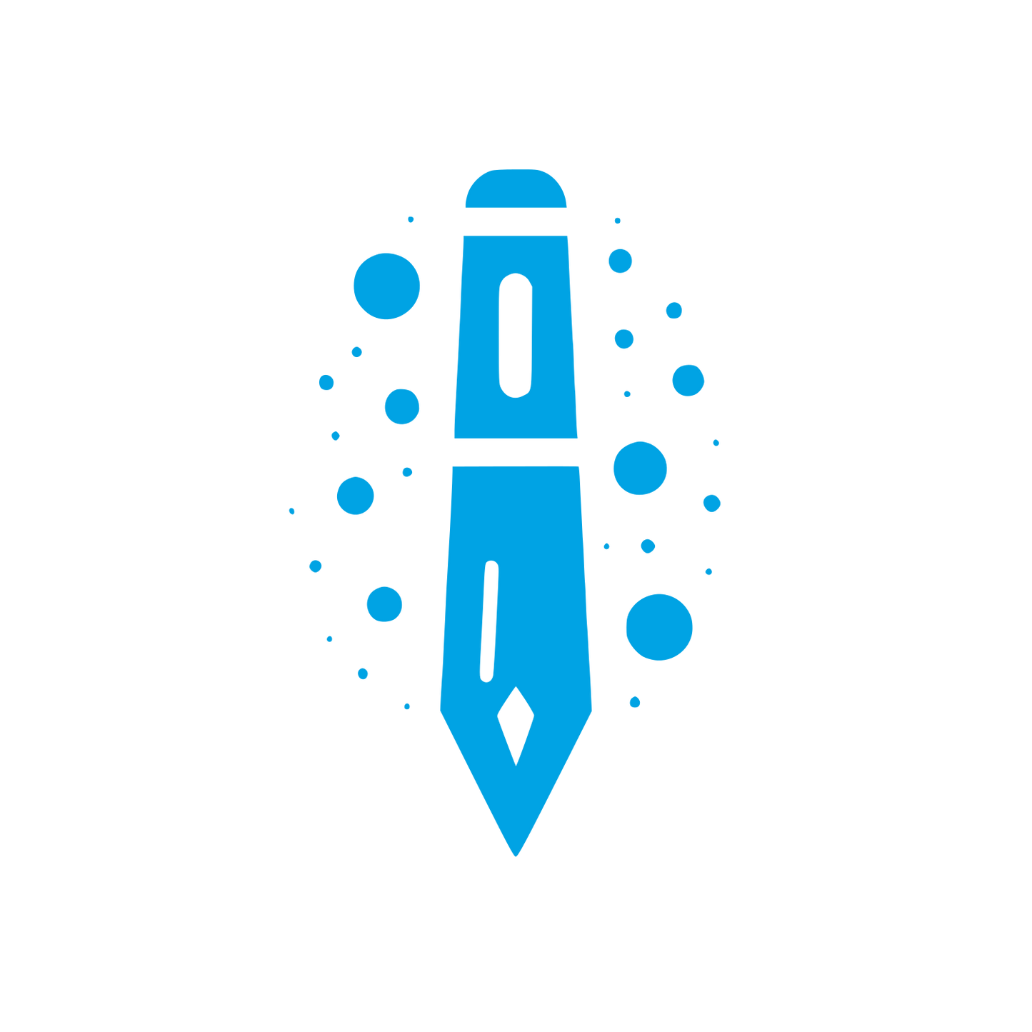 Pen Logo #00a3e4