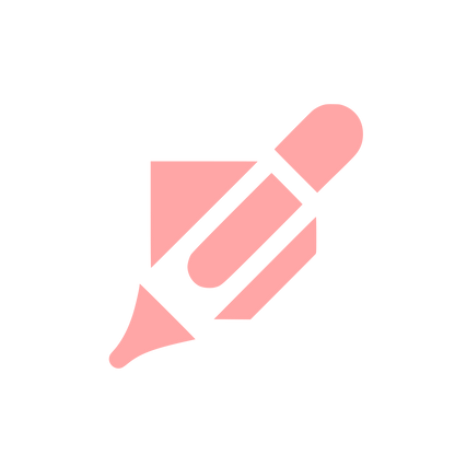 Edit Pencil Logo #ffa6a6