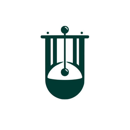 Lyre Instrument Logo #003932