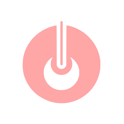 Power Button Logo #ffa6a6