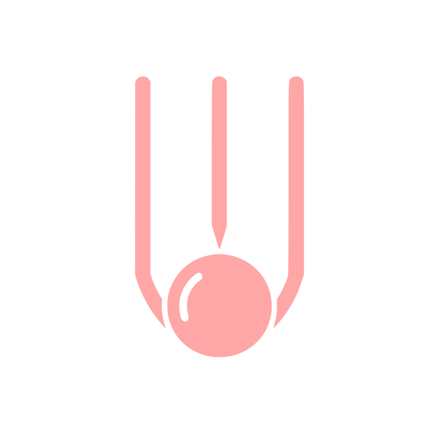 Pen Ball Logo #ffa6a6