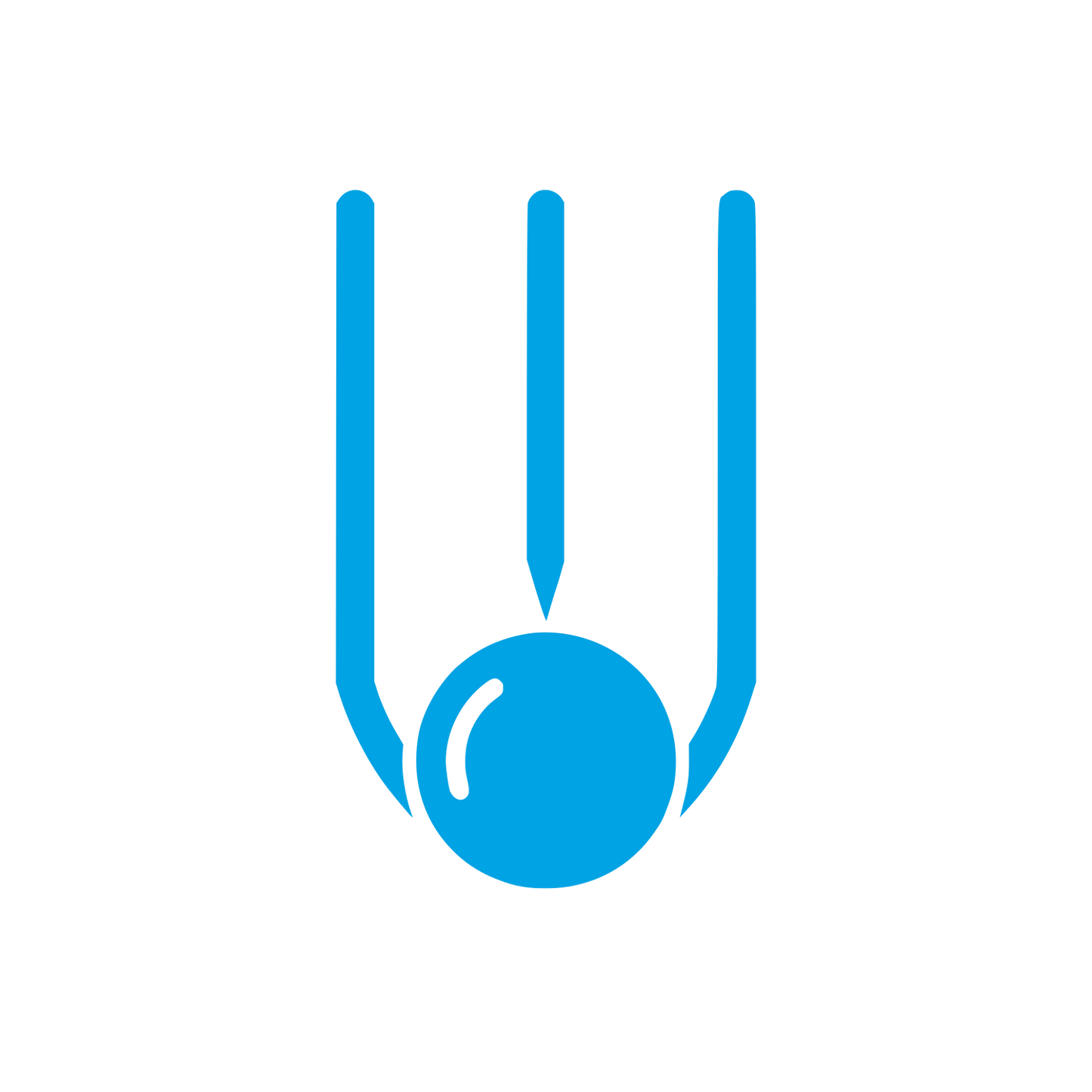 Pen Ball Logo #00a3e4