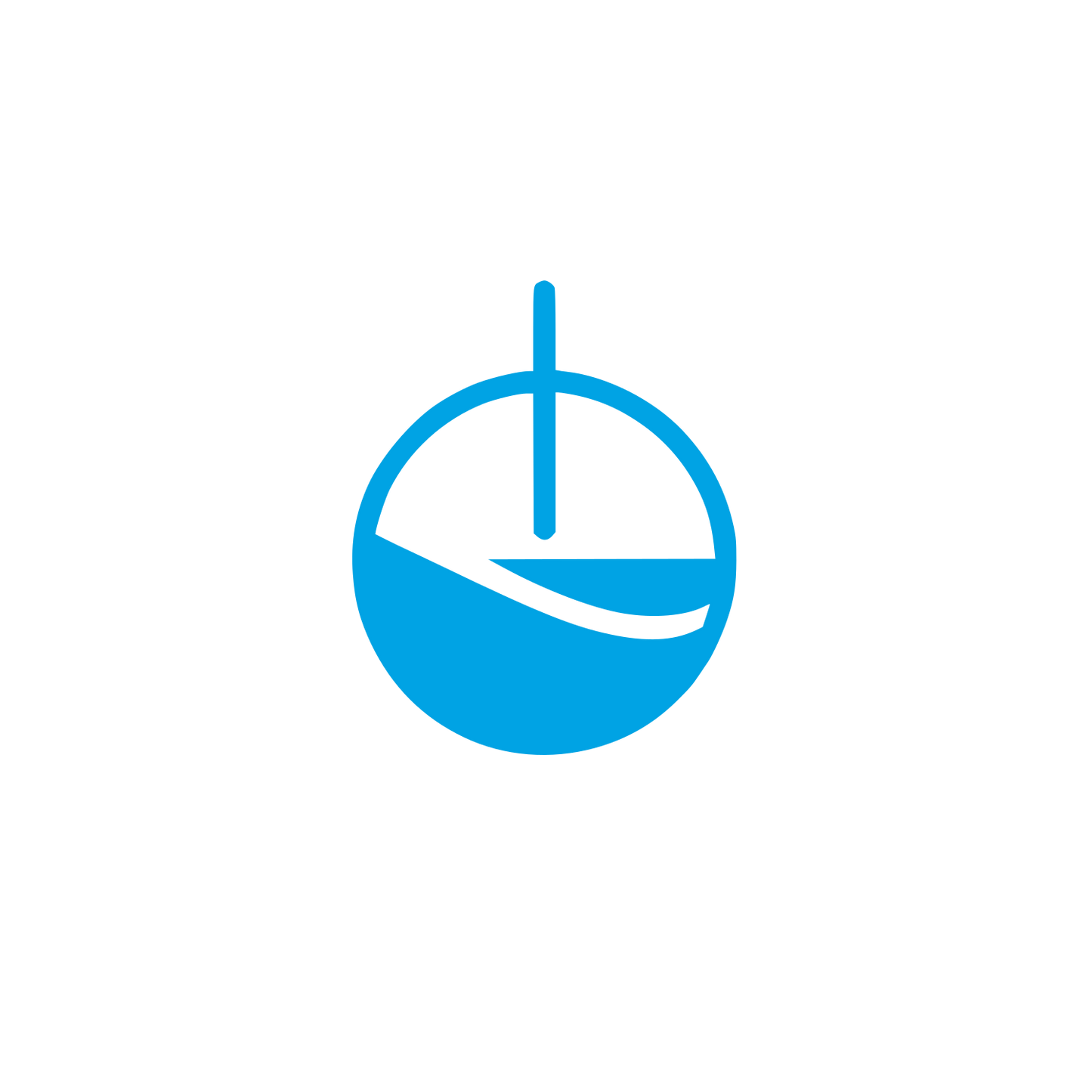 Pendulum Circle Logo #00a3e4