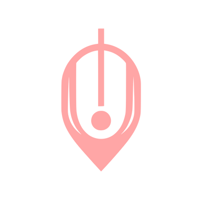 Mouse Pointer Logo #ffa6a6