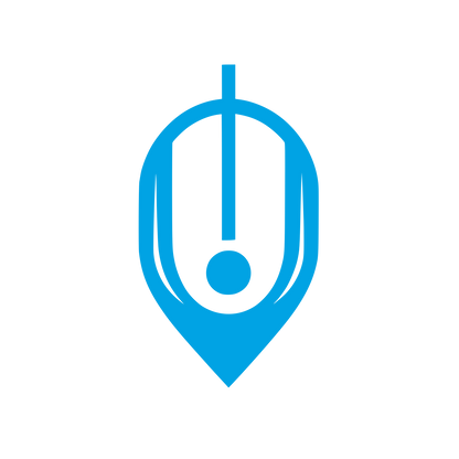 Mouse Pointer Logo #00a3e4